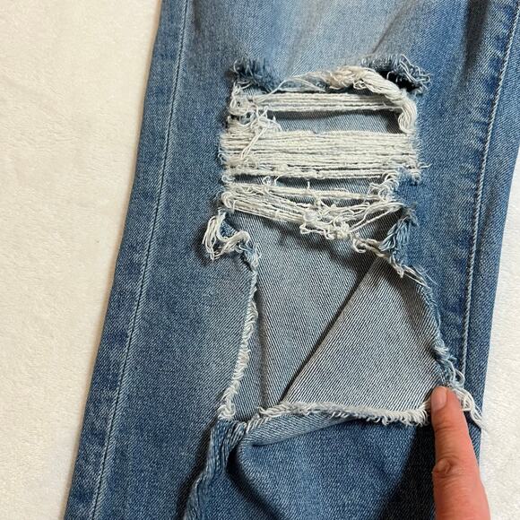 Madewell High Rise The Perfect Vintage Jeans Size 30 Distressed Casual Preppy - Picture 16 of 16
